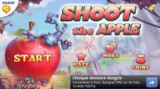 Shoot the Apple device