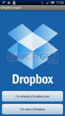 dropbox screen dropbox