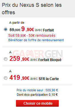 prix-google-nexus-s-sfr-promotion