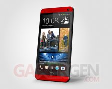 HTC One glamor red 2