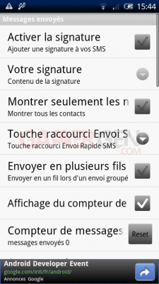 Handcent SMS android4